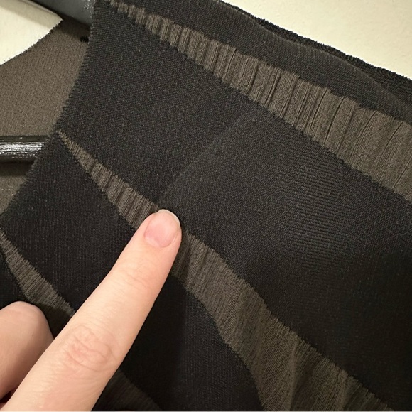 Pleats Please A-POC Issey Miyake black gray patterned tunic/dress size 3 medium - Picture 4 of 7